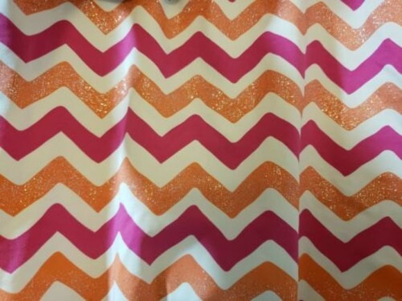 Garnet Hill Kids One-Piece Swimsuit Girls 8 Chevron Pattern - Picture 3 of 16